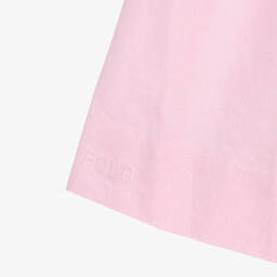 Ralph Lauren-فستان قطن محبوك لون زهري فاتح للمراهقات | Childrensalon Outlet