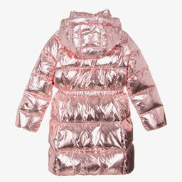 Ralph Lauren-Teen Girls Pink Down-Filled Puffer Coat | Childrensalon Outlet