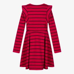 Поло Ralph Lauren-Розовое платье в полоску для подростков | Childrensalon Outlet