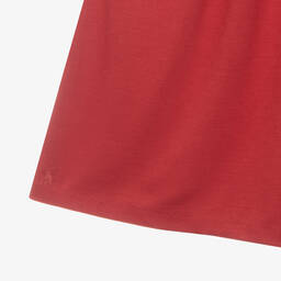 Polo Ralph Lauren-فستان تينز قطن جيرسي لون أحمر | Childrensalon Outlet