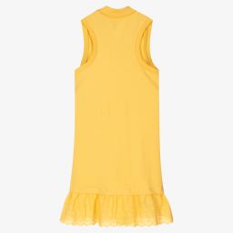Polo Ralph Lauren-Teen Girls Yellow Cotton Dress | Childrensalon Outlet