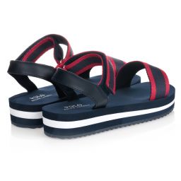 Поло Ralph Lauren-Синие сандалии для подростков | Childrensalon Outlet