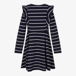 Поло Ralph Lauren-Синее платье в полоску для подростков | Childrensalon Outlet