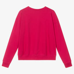Polo Ralph Lauren-Teen Pink Polo Logo Sweatshirt | Childrensalon Outlet