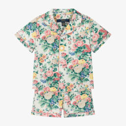 Ralph Lauren-طقم نوم عاجي مزهر للفتيات | Childrensalon Outlet