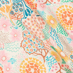 RaspberryPlum-Girls Colourful Linen Meadow Dress | Childrensalon Outlet