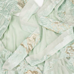 RaspberryPlum-Girls Emerald Jacquard Floral Dress | Childrensalon Outlet