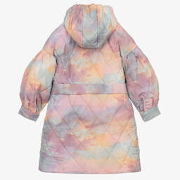 RaspberryPlum-Girls Lilac Purple Cloudy Sky Coat | Childrensalon Outlet