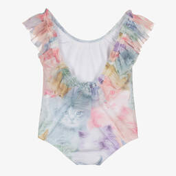 RaspberryPlum-مايّو تول بطبعة ملونة للبنات | Childrensalon Outlet