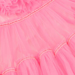 RaspberryPlum-Платье из сияющего пурпурного тюля с рюшами для девочек | Childrensalon Outlet