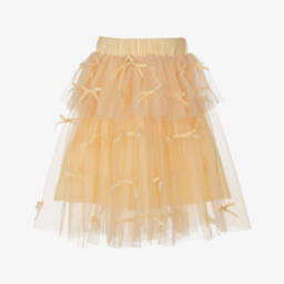 RaspberryPlum-Girls Sunny Tulle & Velvet Bow Skirt | Childrensalon Outlet