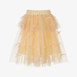 RaspberryPlum-Girls Sunny Tulle & Velvet Bow Skirt | Childrensalon Outlet