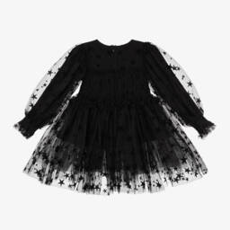 راسبيري بلام -فستان تول لون أسود | Childrensalon Outlet