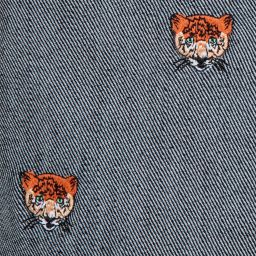 روبرتو كفالي -جينز أطفال ولادي قطن دنيم مطرز لون أزرق | Childrensalon Outlet