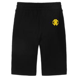 Roberto Cavalli-Black & Yellow Bermuda Shorts | Childrensalon Outlet