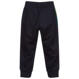 Roberto Cavalli-Boys Navy Blue Logo Joggers | Childrensalon Outlet