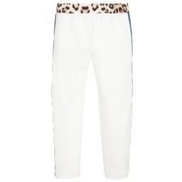 girls leopard joggers