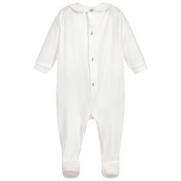 روبرتو كفالي -بيبي غرو فيسكوز جيرسي لون عاجي للمولودات | Childrensalon Outlet