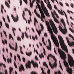 Roberto Cavalli-Girls Pink Leopard Print Skirt | Childrensalon Outlet