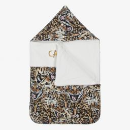 روبرتو كفالي -محضن قطن مبطن لون عاجي وبني للأطفال (70 سم) | Childrensalon Outlet