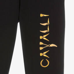 Roberto Cavalli-Teen Girls Black Fang Joggers | Childrensalon Outlet