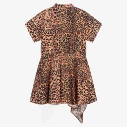Roberto Cavalli-Teen Girls Pink Leopard Dress | Childrensalon Outlet