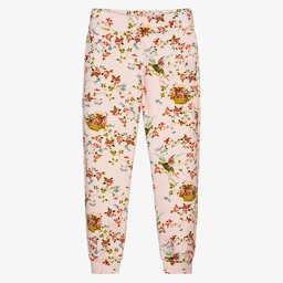 Roberto Cavalli-Розовые хлопковые джоггеры для подростков | Childrensalon Outlet