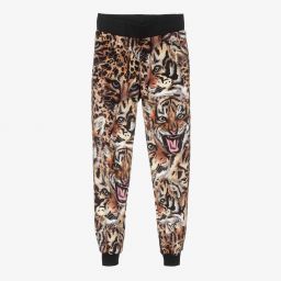Roberto Cavalli-Teen Tiger Velour Joggers | Childrensalon Outlet