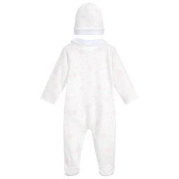 Roberto Cavalli-White Cotton Babygrow Set | Childrensalon Outlet