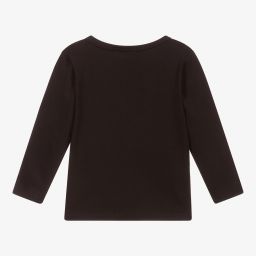 Rock Your Baby-Baby Black Cat Print Top | Childrensalon Outlet