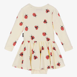 Rock Your Baby-Baby Girls Ivory Ladybug Cotton Dress | Childrensalon Outlet