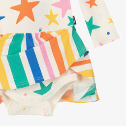 Rock Your Baby-Baby Girls Ivory Stars & Stripes Dress | Childrensalon Outlet