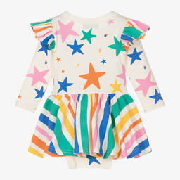 Rock Your Baby-Baby Girls Ivory Stars & Stripes Dress | Childrensalon Outlet