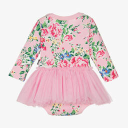 Rock Your Baby-Baby Girls Pink Floral Tutu Dress | Childrensalon Outlet