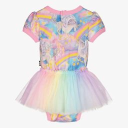 Rock Your Baby-Baby Girls Pink Rainbow Dress | Childrensalon Outlet