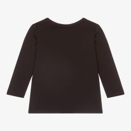 Rock Your Baby-توب قطن جيرسي لون أسود للمواليد | Childrensalon Outlet