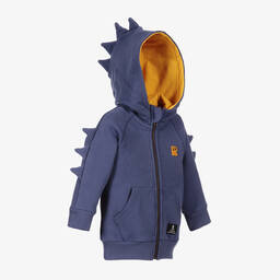 Rock Your Baby-Blue Dinosaur Zip-Up Baby Top | Childrensalon Outlet