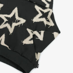 Rock Your Baby-Boys Black Starry Cotton Hoodie | Childrensalon Outlet