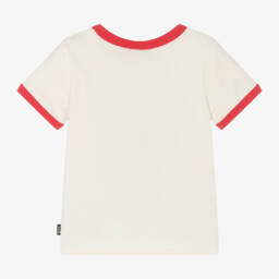 Rock Your Baby-Boys Festive Dino Ivory Tee | Childrensalon Outlet