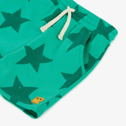 Rock Your Baby-Boys Green Cotton Starry Shorts | Childrensalon Outlet