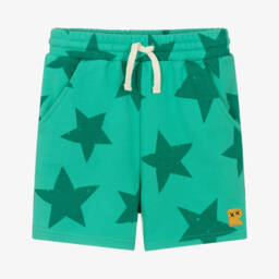 Rock Your Baby-Boys Green Cotton Starry Shorts | Childrensalon Outlet