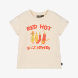 Rock Your Baby-Boys Ivory Playful Peppers Tee | Childrensalon Outlet