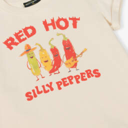 Rock Your Baby-Boys Ivory Playful Peppers Tee | Childrensalon Outlet