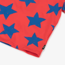 Rock Your Baby-Boys Scarlet Tee with Azure Stars | Childrensalon Outlet