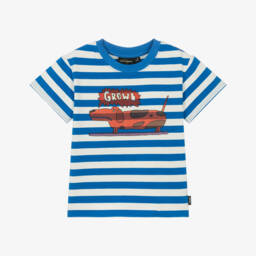 Rock Your Baby-Boys Stripey Cotton Canine Tee | Childrensalon Outlet