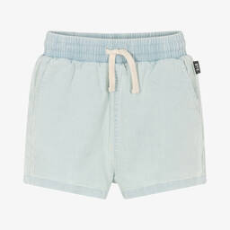 Rock Your Baby-Girls Blue Chambray Shorts | Childrensalon Outlet