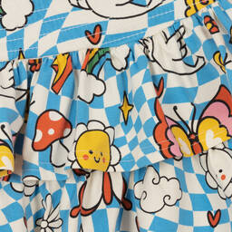 Rock Your Baby-Girls Blue Check Cotton Ruffle Skirt | Childrensalon Outlet