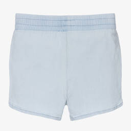 Rock Your Baby-Girls Blue Cotton Strawberry Shorts | Childrensalon Outlet