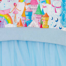 Rock Your Baby-Голубое платье из хлопка и тюля | Childrensalon Outlet