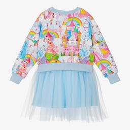 Rock Your Baby-Голубое платье из хлопка и тюля | Childrensalon Outlet